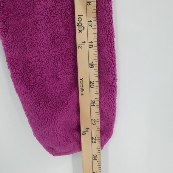 North‎ Face Jacket Womens Large Purple Fleece Full Zip Outdoor Fuzzy Winter Warm - Picture 6 of 16